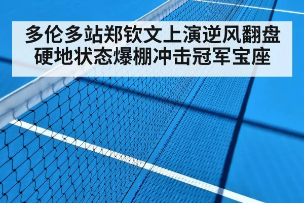 hard court tennis match
